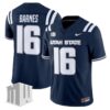 BrysonBarnesJersey 16UtahStateAggies2025VaporLimitedStitchedNavy