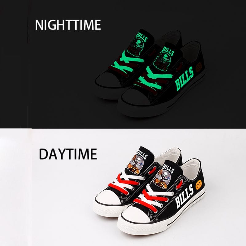 Buffalo Bills Low Top Canvas Sport Sneakers Shoes For Men Women Fans 4 Buffalo Bills Low Top Canvas Sport Sneakers Shoes For Men Women Fans - Image 4