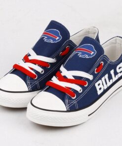 Alternative view of Buffalo Bills Low Top Canvas Sport Sneakers Shoes For Men Women Fans