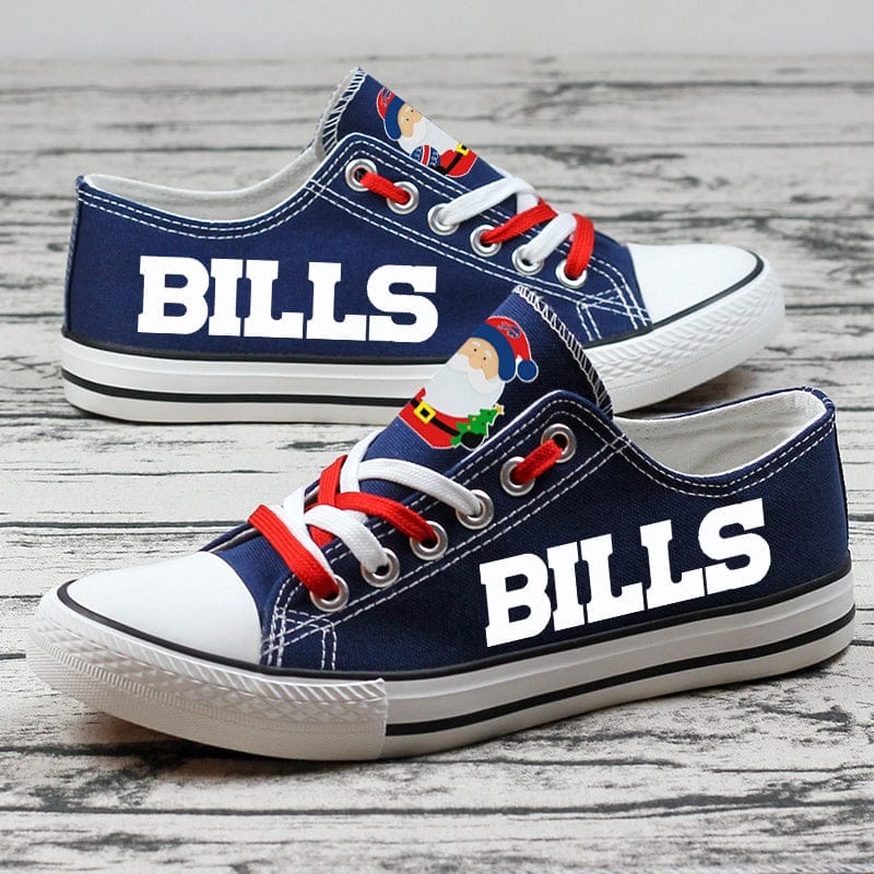 Buffalo Bills Low Top Canvas Sport Sneakers Shoes For Men Women Fans - Image 3