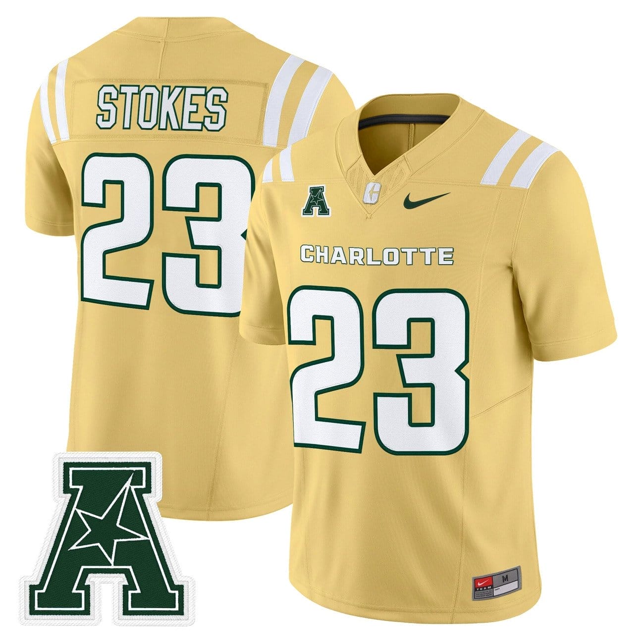 CJ Stokes Jersey #23 Charlotte 49ers 2025 Vapor Limited Stitched - Image 3