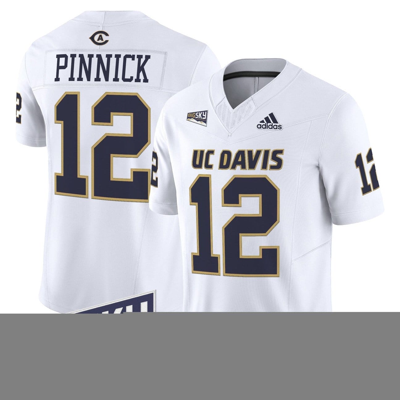 Caden Pinnick Jersey #12 UC Davis Aggies 2025 Lake Tahoe Patch Stitched