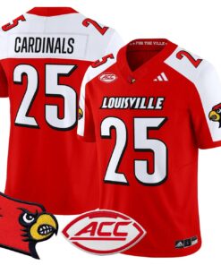 Cardinals Jersey 25 Louisville Cardinals 2025 Vapor Stitched Red Alter