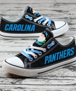 Carolina Panthers Low Top Canvas Sport Sneakers Shoes For Men Women Fans