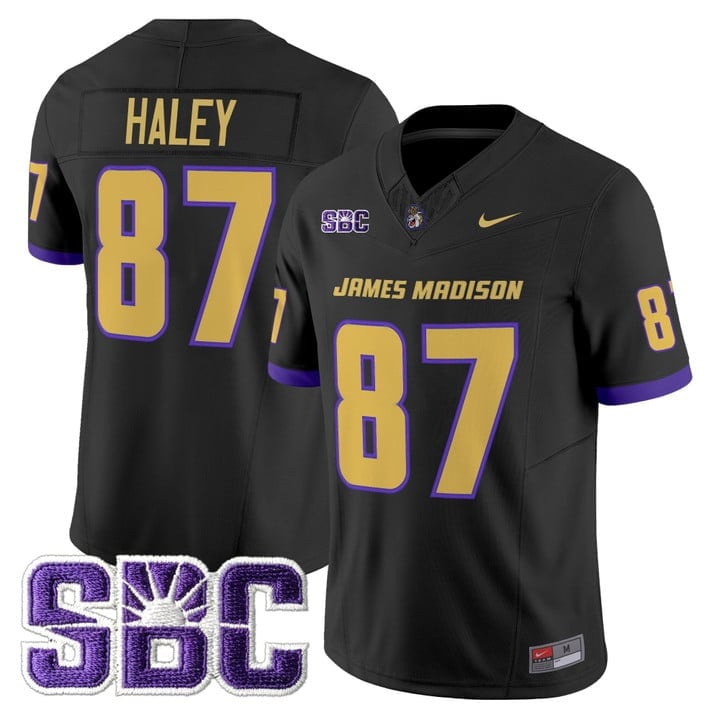 Charles Haley Jersey #87 James Madison Dukes 2025 Vapor Limited Stitched - Image 2