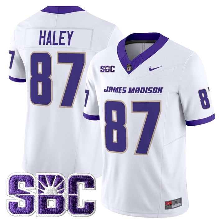 Charles Haley Jersey #87 James Madison Dukes 2025 Vapor Limited Stitched - Image 5