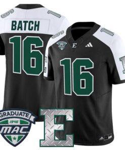 Charlie Batch Jersey 16 Eastern Michigan Eagles 2025 Limited Stitched Black Alter