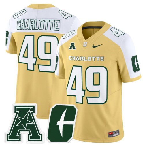 Charlotte Jersey #49 Charlotte 49ers 2025 Vapor Limited Stitched - Image 2
