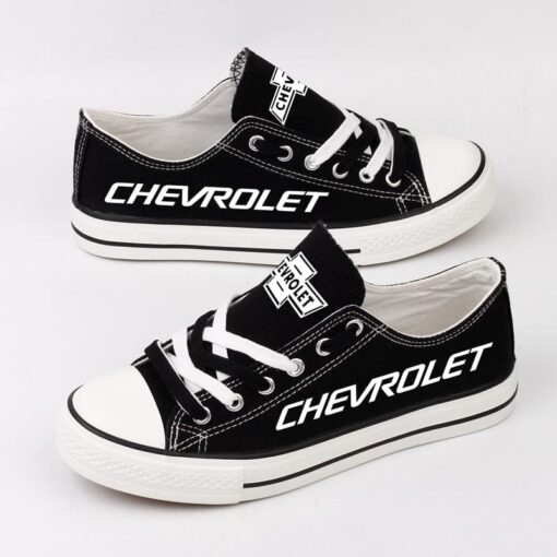 Chevrolet Canvas Sneakers Shoes For Men Women Fans - Image 7