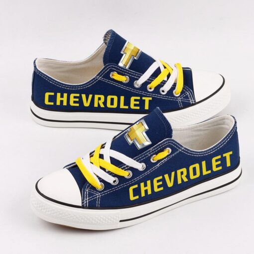 Chevrolet Canvas Sneakers Shoes For Men Women Fans - Image 8