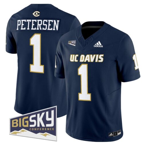 Chris Petersen Jersey #1 UC Davis Aggies 2025 Lake Tahoe Patch - Image 5