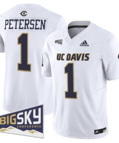 Chris Petersen Jersey #1 UC Davis Aggies 2025 Lake Tahoe Patch