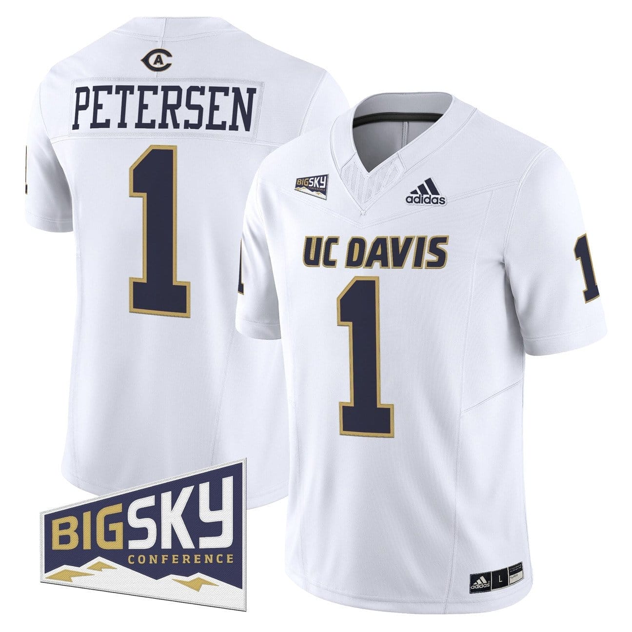 Chris Petersen Jersey #1 UC Davis Aggies 2025 Lake Tahoe Patch