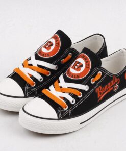 Cincinnati Bengals Low Top Canvas Sport Sneakers Shoes For Men Women Fans