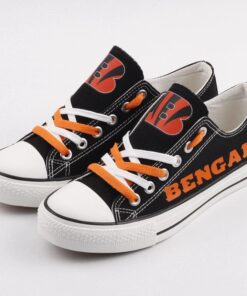 Alternative view of Cincinnati Bengals Low Top Canvas Sport Sneakers Shoes For Men Women Fans