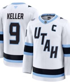 Alternative view of Clayton Keller Jersey #9 Utah Home Away Premium Player Stitched