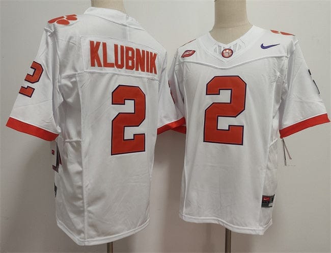 Clemson Tigers #2 Cade Klubnik Jersey F.U.S.E. Football Stitched 3 Clemson Tigers #2 Cade Klubnik Jersey F.U.S.E. Football Stitched - Image 3