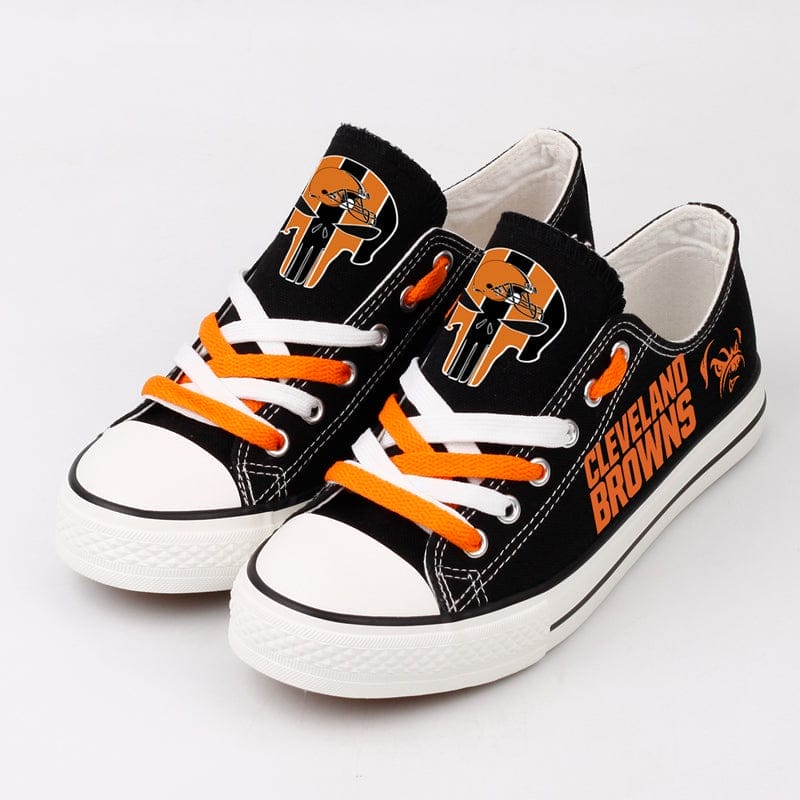 Cleveland Browns Low Top Canvas Sport Sneakers Shoes For Men Women Fans 1 Cleveland Browns Low Top Canvas Sport Sneakers Shoes For Men Women Fans