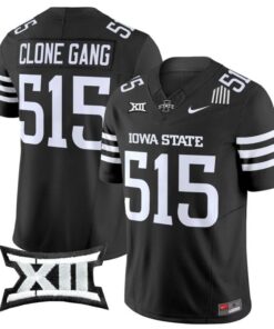 Clone Gang Jersey #515 Iowa State Cyclones 2025 Limited Stitched Black