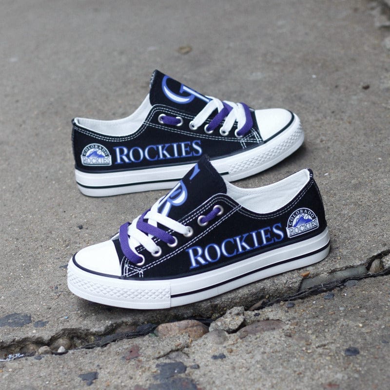 Colorado Rockies Limited Print Low Top Canvas Shoes Sport Sneakers For Men Women Fans - Image 3