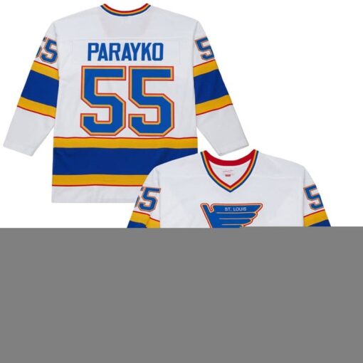 Colton Parayko Jersey #55 St. Louis Blues Throwback 1990-91 Power Play Stitched