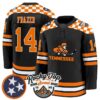 Connor Frazer Jersey 14 Tennessee Volunteers 2025 26 Premium Stitched Black