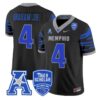 Cortez Braham Jr Jersey #4 Memphis Tigers 2025 Vapor Limited Stitched Black 2 CortezBrahamJrJersey 4MemphisTigers2025VaporLimitedStitchedBlack