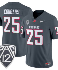 Cougars Jersey #25 Washington State Cougars 2025 V2 Vapor Limited Stitched