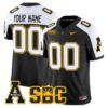 Custom App State Mountaineers Jersey 2025 Vapor Limited Stitched Black Alter