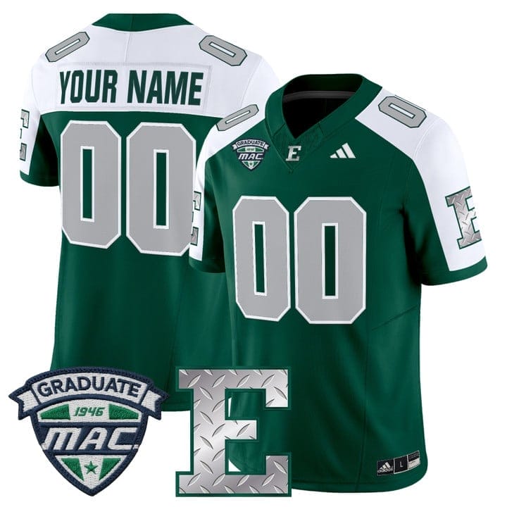 Custom Eastern Michigan Eagles Jersey 2025 Vapor Limited All Stitched 4 Custom Eastern Michigan Eagles Jersey 2025 Vapor Limited All Stitched - Image 4