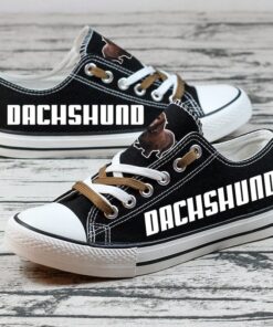 Dachshund Canvas Sneakers Shoes For Men Women Fans