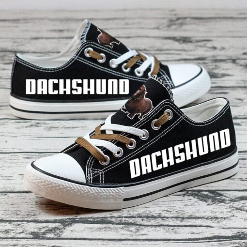 Dachshund Canvas Sneakers Shoes For Men Women Fans