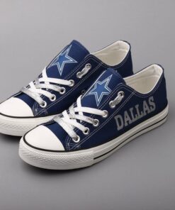 Dallas Cowboys Low Top Canvas Sport Sneakers Shoes For Men Women Fans