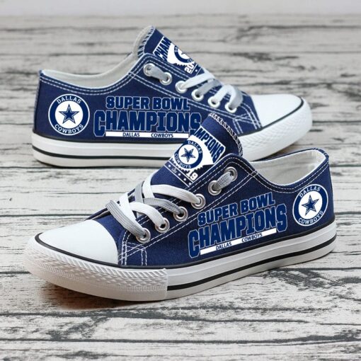 Dallas Cowboys Sport Sneakers Shoes For Men Women Fans - Image 2