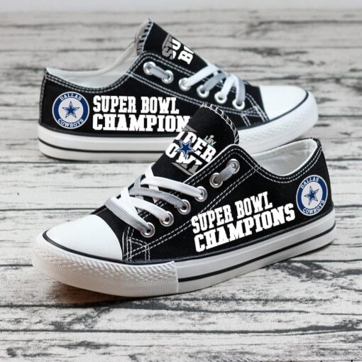 Dallas Cowboys Sport Sneakers Shoes For Men Women Fans - Image 5