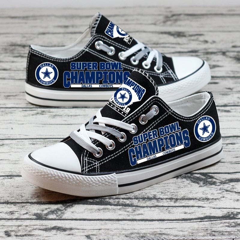 Dallas Cowboys Low Top Canvas Sport Sneakers Shoes For Men Women Fans - Image 7