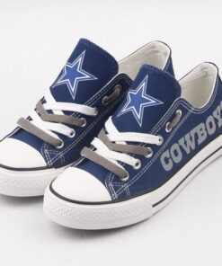 Dallas Cowboys Limited Print NFL Students Low Top Canvas Shoes Sport Sneakers 3 f6368881 55ba 4f92 b523 7717241348ec