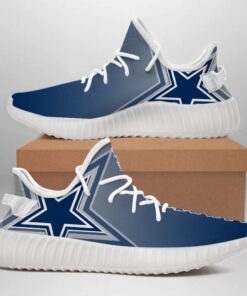 Alternative view of Dallas Cowboys NFL 350v Yeezy Sneakers For Men Women Fans