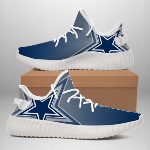 Dallas Cowboys NFL 350v Yeezy Sneakers For Men Women Fans - Image 2