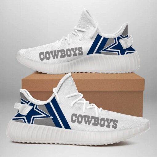 Dallas Cowboys NFL 350v Yeezy Sneakers For Men Women Fans - Image 3