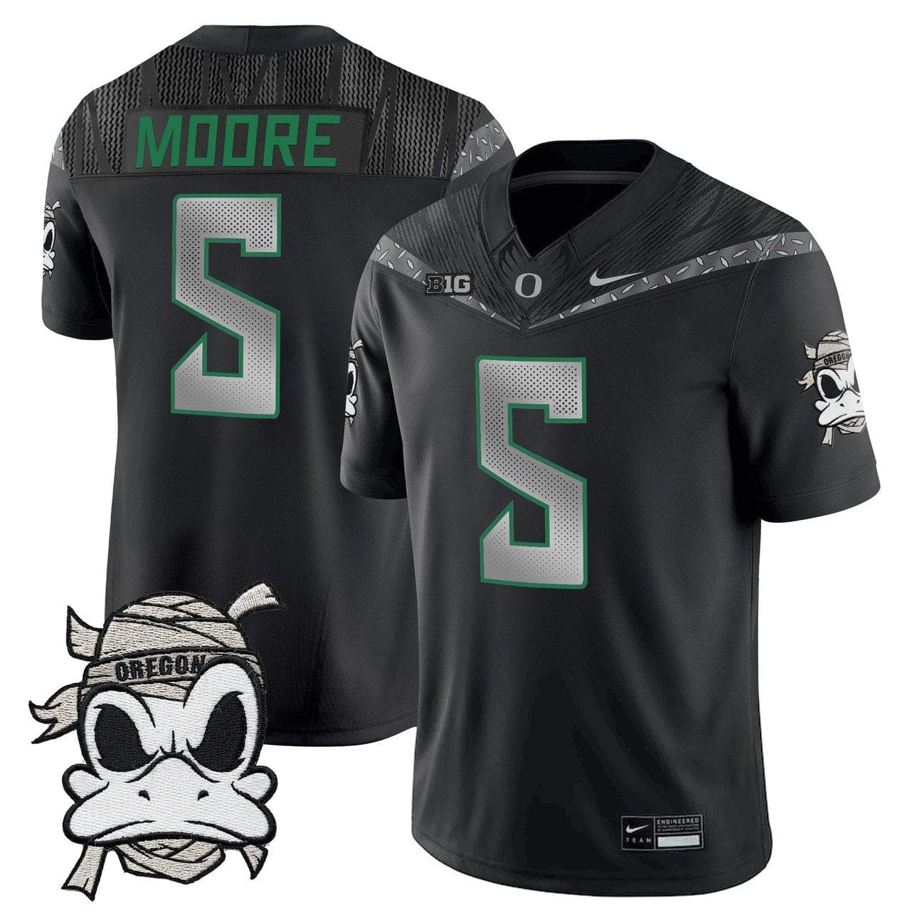 Dante Moore Jersey #5 Oregon Ducks 2025 Mummy Duck Vapor Limited Stitched