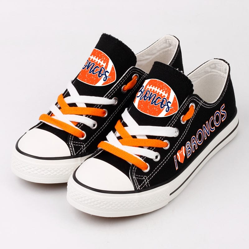 Denver Broncos Low Top Canvas Sport Sneakers Shoes For Men Women Fans 1 Denver Broncos Low Top Canvas Sport Sneakers Shoes For Men Women Fans