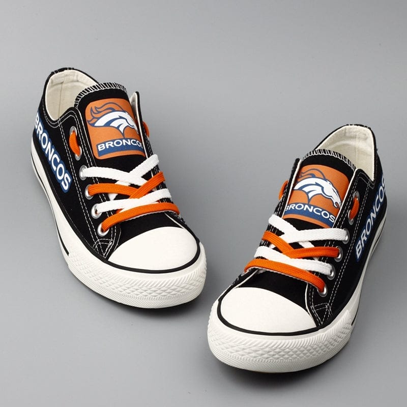Denver Broncos Low Top Canvas Sport Sneakers Shoes For Men Women Fans 6 Denver Broncos Low Top Canvas Sport Sneakers Shoes For Men Women Fans - Image 6