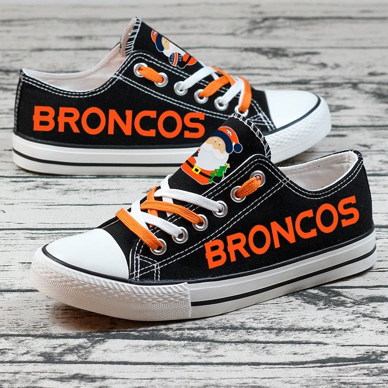 Denver Broncos Low Top Canvas Sport Sneakers Shoes For Men Women Fans 3 Denver Broncos Low Top Canvas Sport Sneakers Shoes For Men Women Fans - Image 3