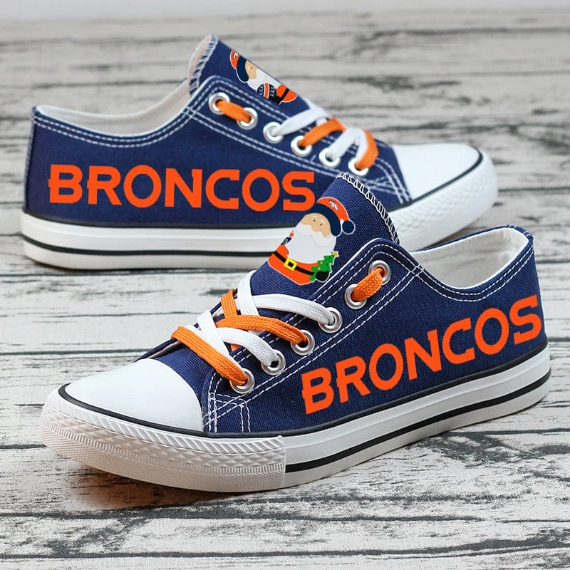 Denver Broncos Low Top Canvas Sport Sneakers Shoes For Men Women Fans 1 Denver Broncos Low Top Canvas Sport Sneakers Shoes For Men Women Fans