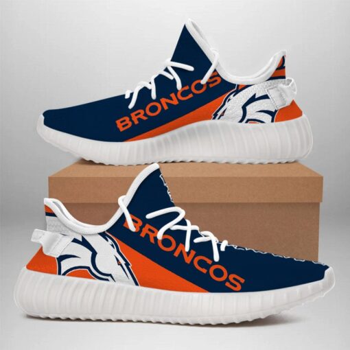 Denver Broncos NFL 350v Yeezy Sneakers For Men Women Fans