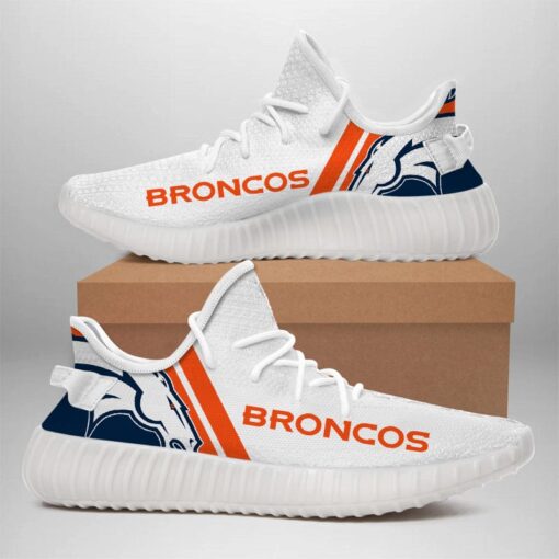 Denver Broncos NFL 350v Yeezy Sneakers For Men Women Fans - Image 3