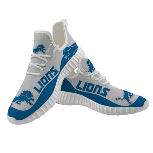 Detroit Lions Sneaker Shoes NFL For Men Women Fans - Image 4