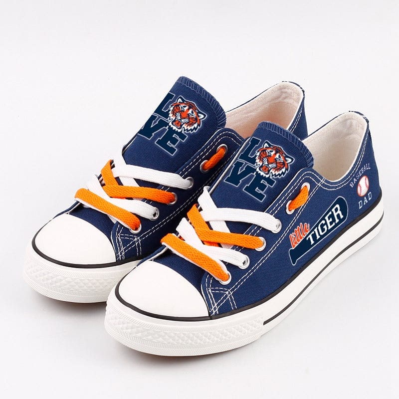 Detriot Tigers Limited Print Low Top Canvas Shoes Sport Sneakers For Men Women Fans 8 Detriot Tigers Limited Print Low Top Canvas Shoes Sport Sneakers For Men Women Fans - Image 8
