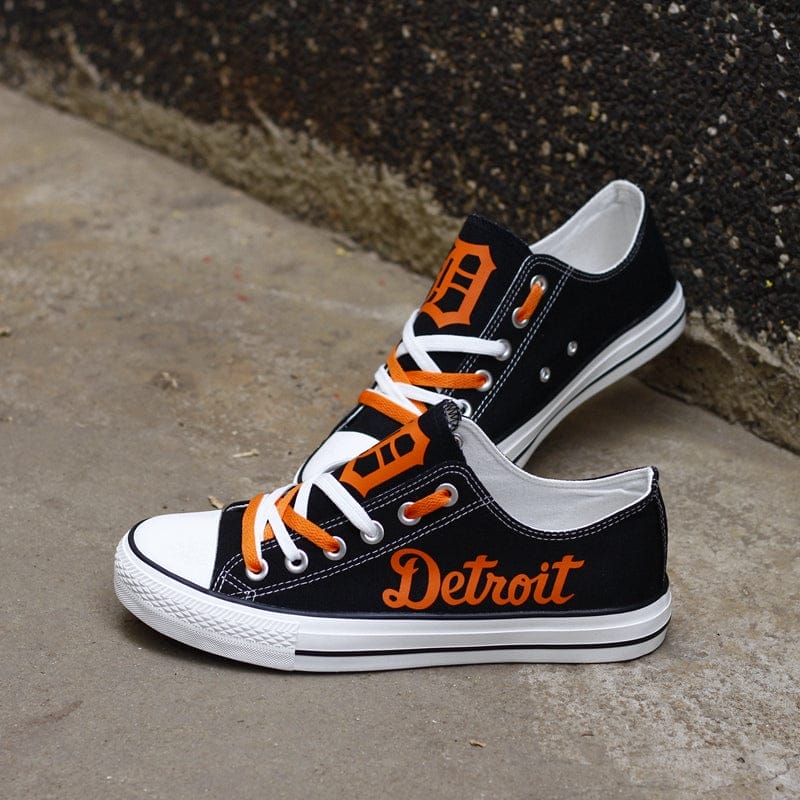 Detriot Tigers Limited Print Low Top Canvas Shoes Sport Sneakers For Men Women Fans 5 Detriot Tigers Limited Print Low Top Canvas Shoes Sport Sneakers For Men Women Fans - Image 5